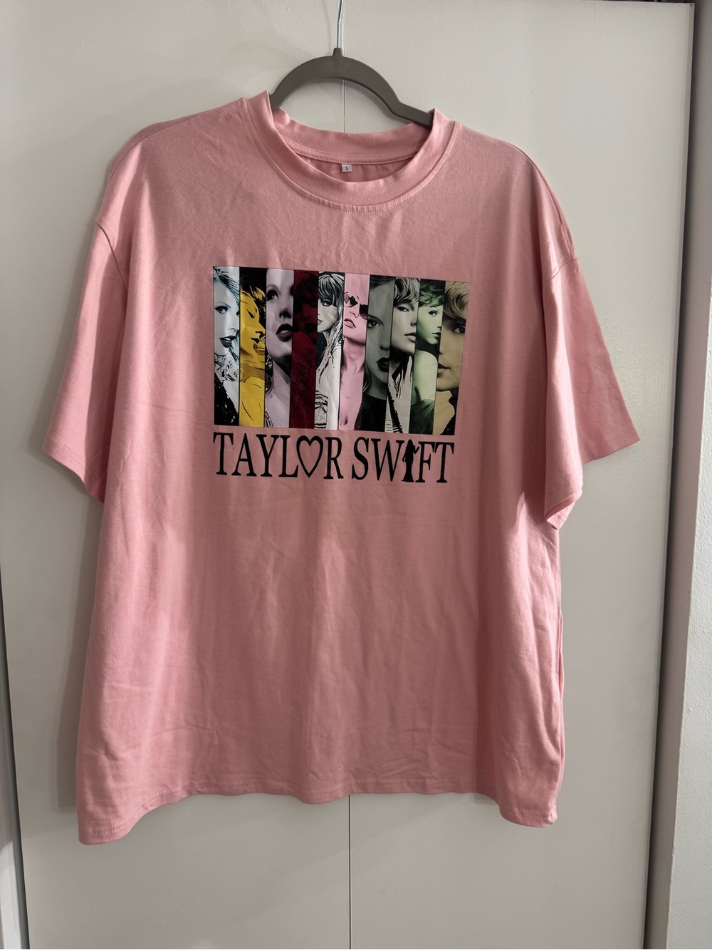 Taylor Swift Pink Graphic Panel Tee